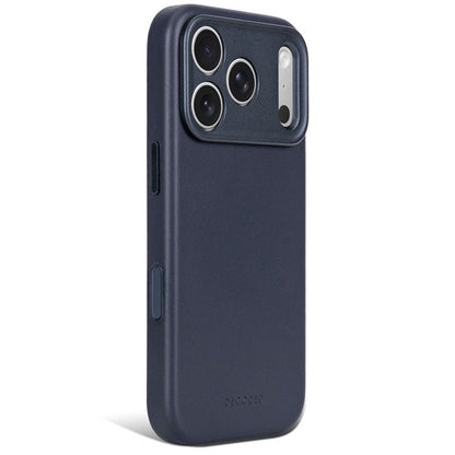 DECODED Coque en cuir avec MagSafe, iPhone 18 Pro / iPhone 17 Pro, Navy