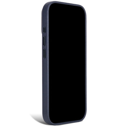 DECODED Coque en cuir avec MagSafe, iPhone 18 Pro / iPhone 17 Pro, Navy