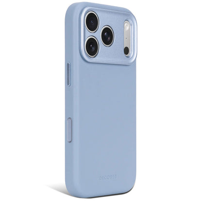 DECODED Coque en cuir avec MagSafe, iPhone 18 Pro / iPhone 17 Pro, Bleu ciel