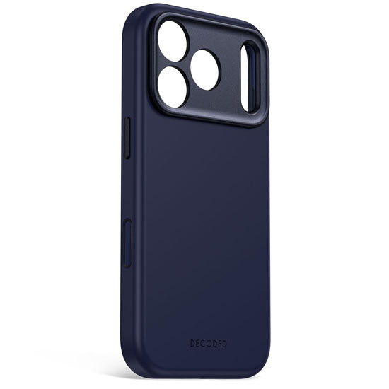 DECODED Coque MagSafe pour iPhone 18 Pro / iPhone 17 Pro en Silicone antimicrobienne Bleu marine