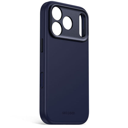 DECODED Coque MagSafe pour iPhone 18 Pro / iPhone 17 Pro en Silicone antimicrobienne Bleu marine