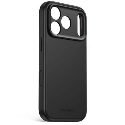 DECODED Coque MagSafe pour iPhone 18 Pro / iPhone 17 Pro en Silicone antimicrobienne Noir