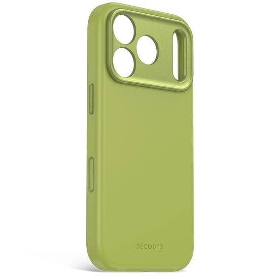 DECODED Coque MagSafe pour iPhone 18 Pro / iPhone 17 Pro en Silicone antimicrobienne Vert