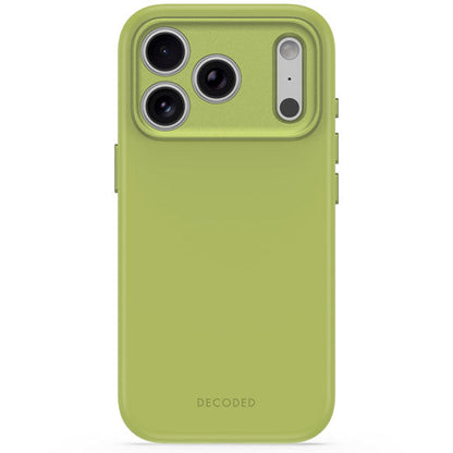 DECODED Coque MagSafe pour iPhone 18 Pro / iPhone 17 Pro en Silicone antimicrobienne Vert