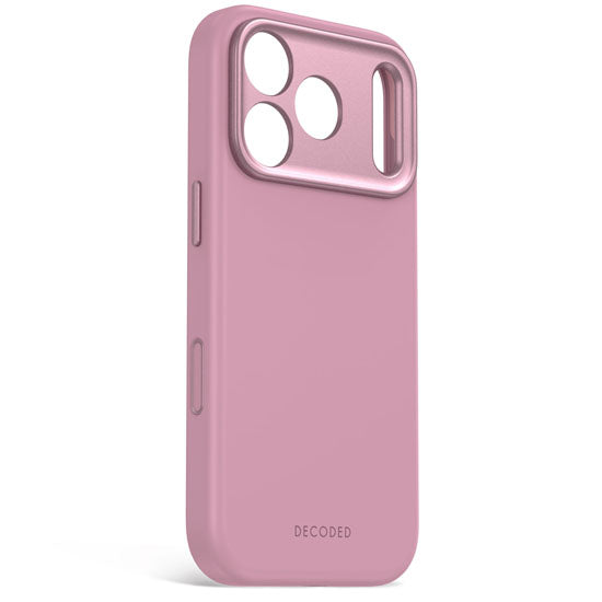 DECODED Coque MagSafe pour iPhone 18 Pro / iPhone 17 Pro en Silicone antimicrobienne Quartz rose