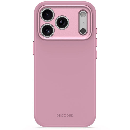 DECODED Coque MagSafe pour iPhone 18 Pro / iPhone 17 Pro en Silicone antimicrobienne Quartz rose