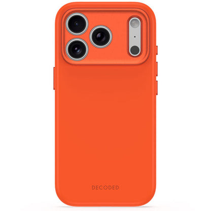 DECODED Coque MagSafe pour iPhone 18 Pro / iPhone 17 Pro en Silicone antimicrobienne Terracotta