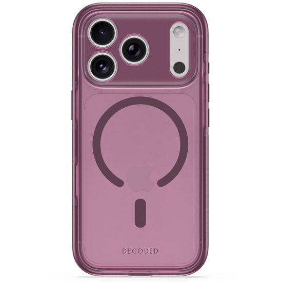 DECODED Coque MagSafe pour iPhone 18 Pro / iPhone 17 Pro DropTec Renforcé Violet