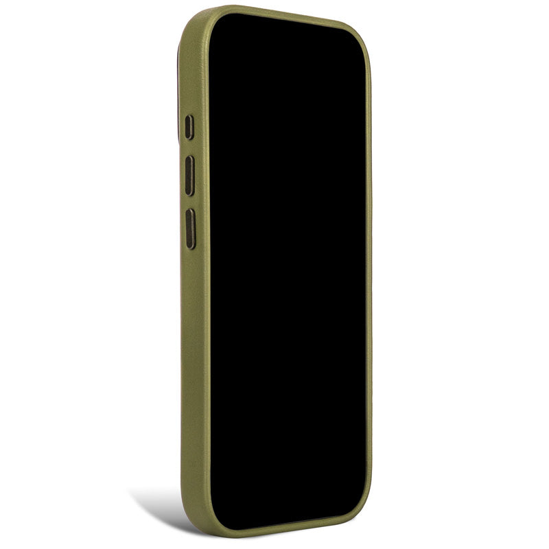 DECODED Coque en cuir avec MagSafe, iPhone 18 Pro Max / iPhone 17 Pro Max, Vert