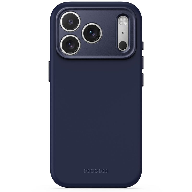 DECODED Coque MagSafe pour iPhone 18 Pro Max / iPhone 17 Pro Max en Silicone antimicrobienne Bleu marine
