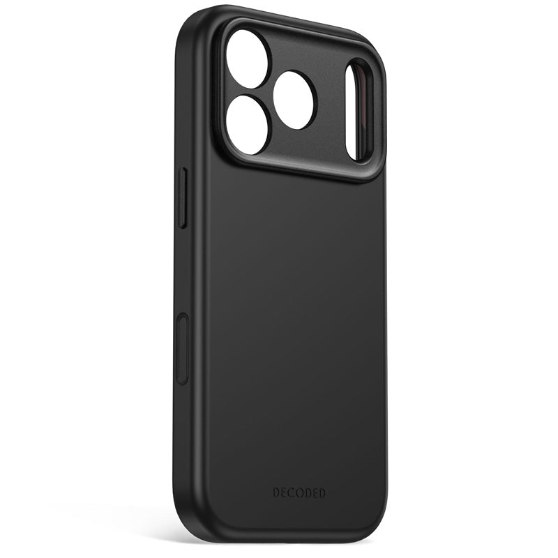 DECODED Coque MagSafe pour iPhone 18 Pro Max / iPhone 17 Pro Max en Silicone antimicrobienne Noir
