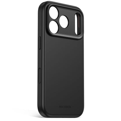 DECODED Coque MagSafe pour iPhone 18 Pro Max / iPhone 17 Pro Max en Silicone antimicrobienne Noir