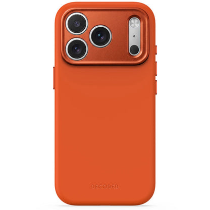 DECODED Coque MagSafe pour iPhone 18 Pro Max / iPhone 17 Pro Max en Silicone antimicrobienne Terracotta