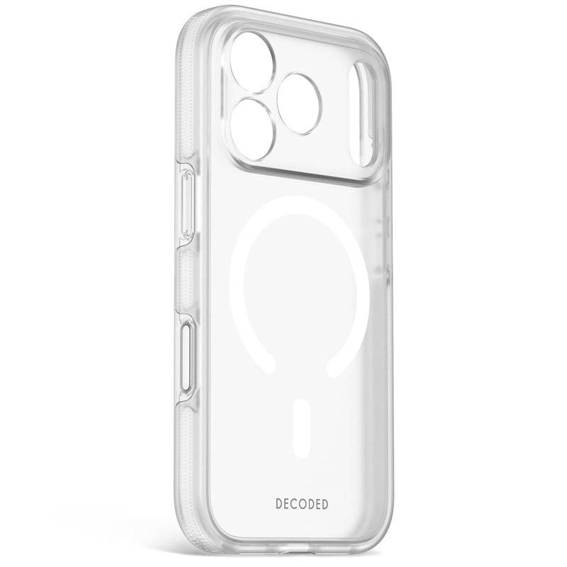 DECODED Coque MagSafe pour iPhone 18 Pro Max / iPhone 17 Pro Max DropTec Renforcé Blanc givré