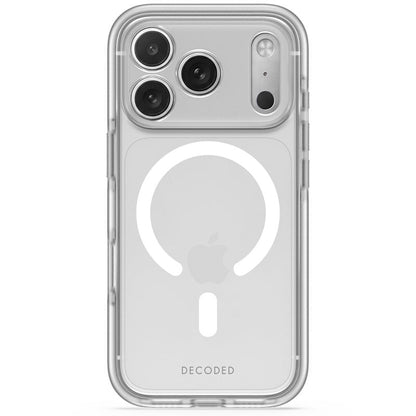 DECODED Coque MagSafe pour iPhone 18 Pro Max / iPhone 17 Pro Max DropTec Renforcé Blanc givré