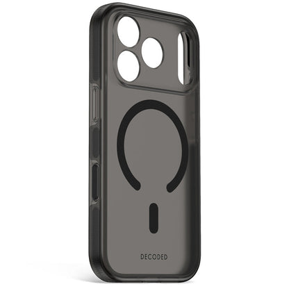DECODED Coque MagSafe pour iPhone 18 Pro Max / iPhone 17 Pro Max DropTec Renforcé Noir givré