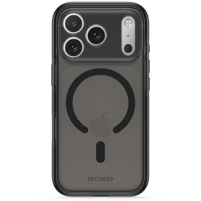 DECODED Coque MagSafe pour iPhone 18 Pro Max / iPhone 17 Pro Max DropTec Renforcé Noir givré
