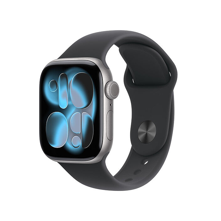Apple Watch Series 11 GPS Boîtier Aluminium avec Bracelet Sport Noir