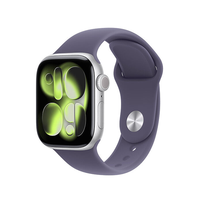 Apple Watch Series 11 GPS Boîtier Aluminium avec Bracelet Sport Brume violet