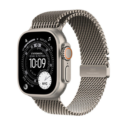 Apple Watch Ultra 3 GPS + Cellular – Bracelet Milanais en titane
