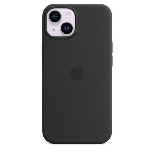 Coque en silicone avec MagSafe pour iPhone 14