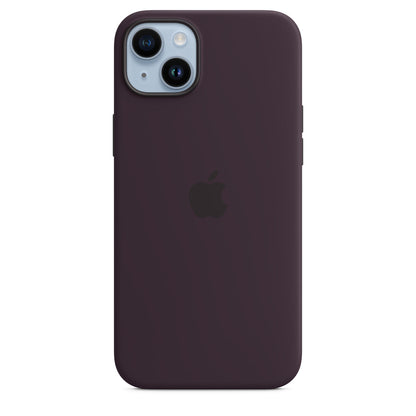 Coque en silicone avec MagSafe pour iPhone 14 Plus
