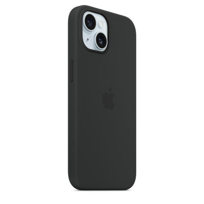 Coque en silicone avec MagSafe pour iPhone 15 Plus