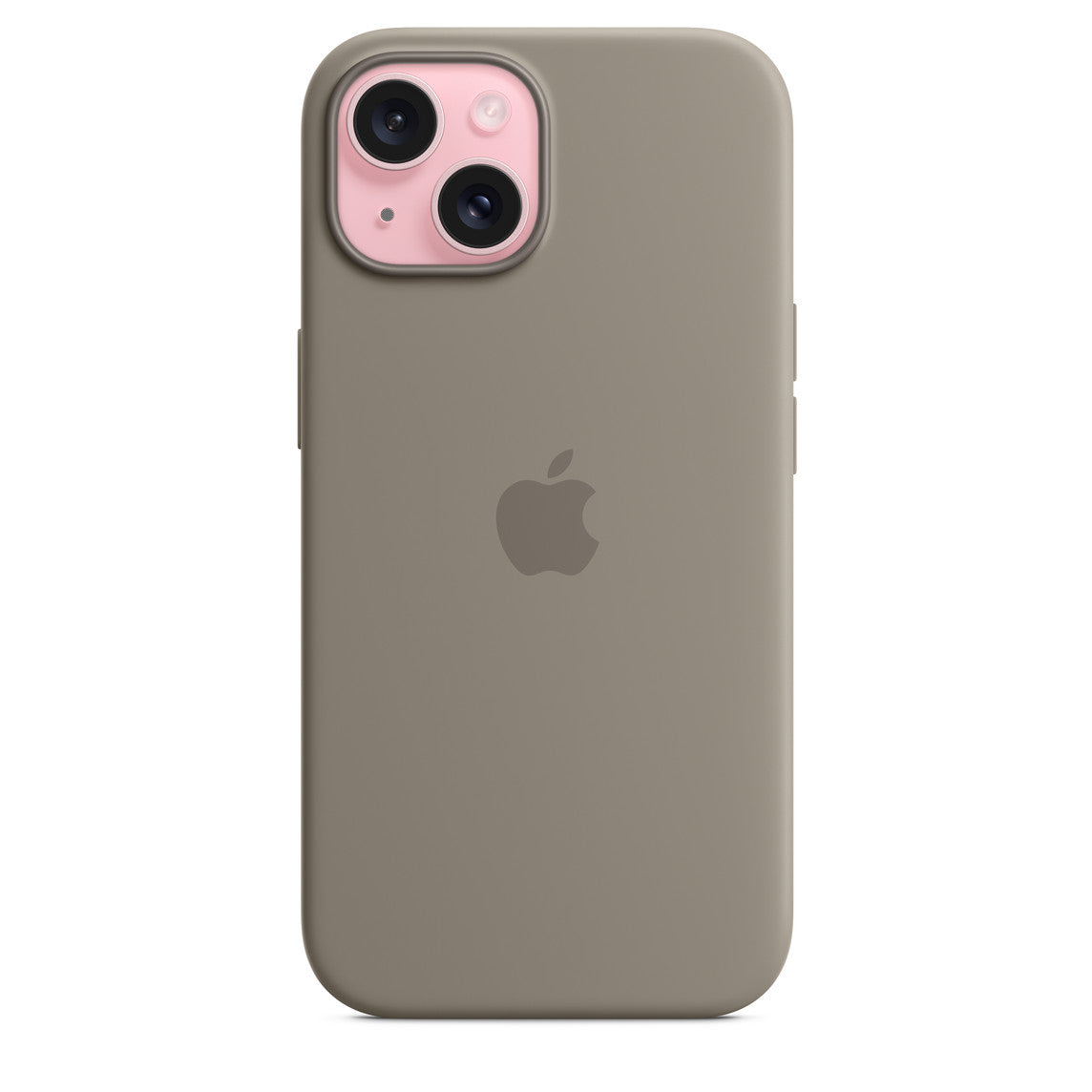 Coque en silicone avec MagSafe pour iPhone 15 Plus