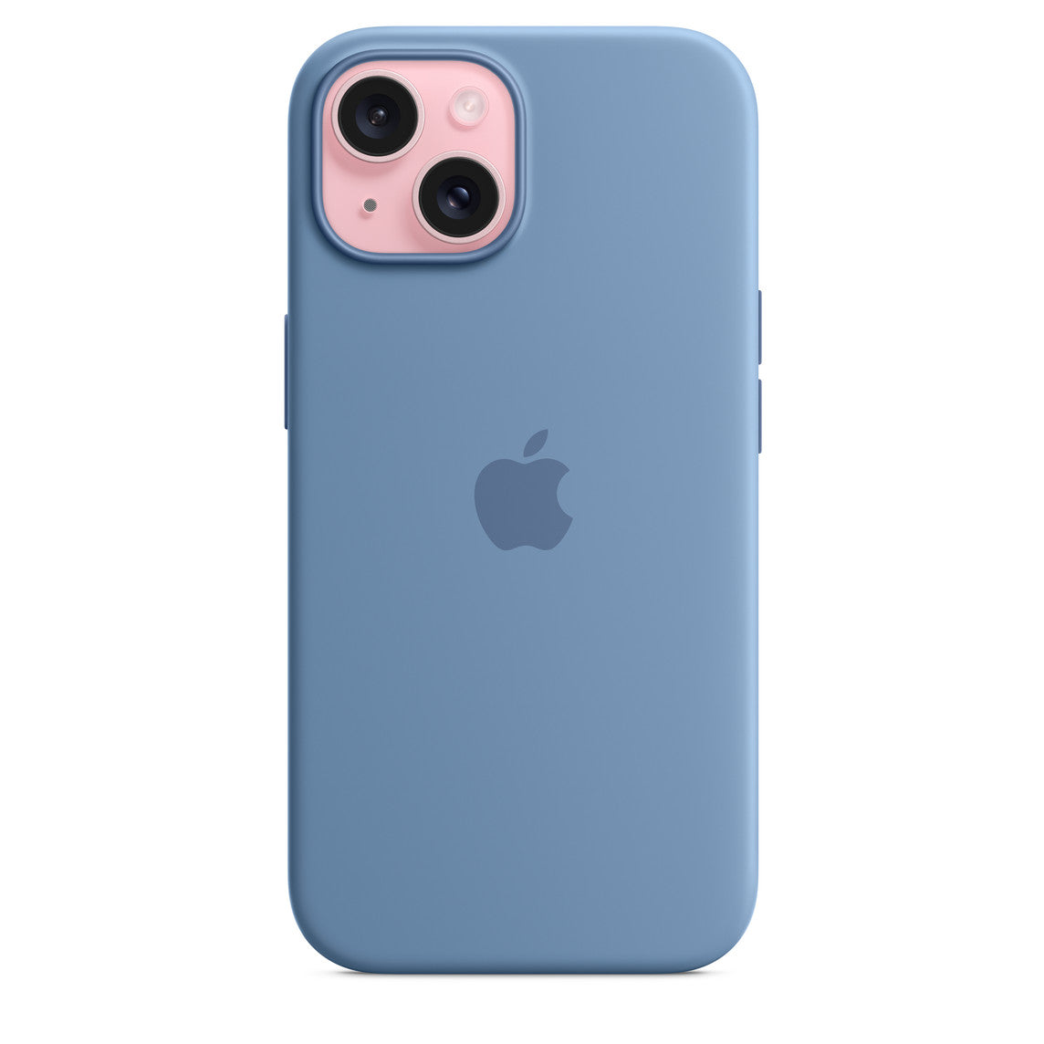 Coque en silicone avec MagSafe pour iPhone 15 Plus