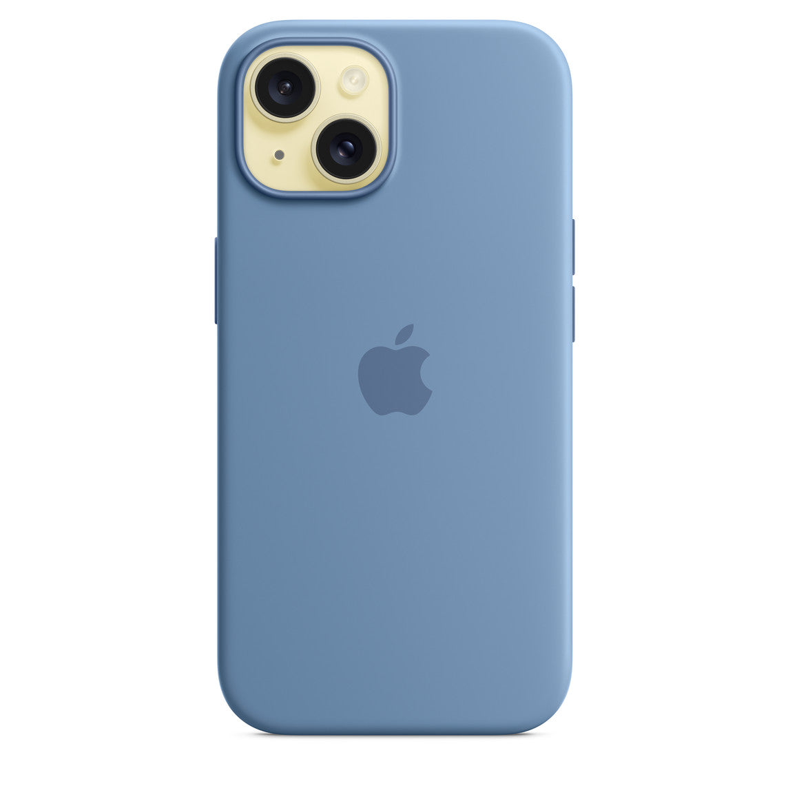 Coque en silicone avec MagSafe pour iPhone 15 Plus