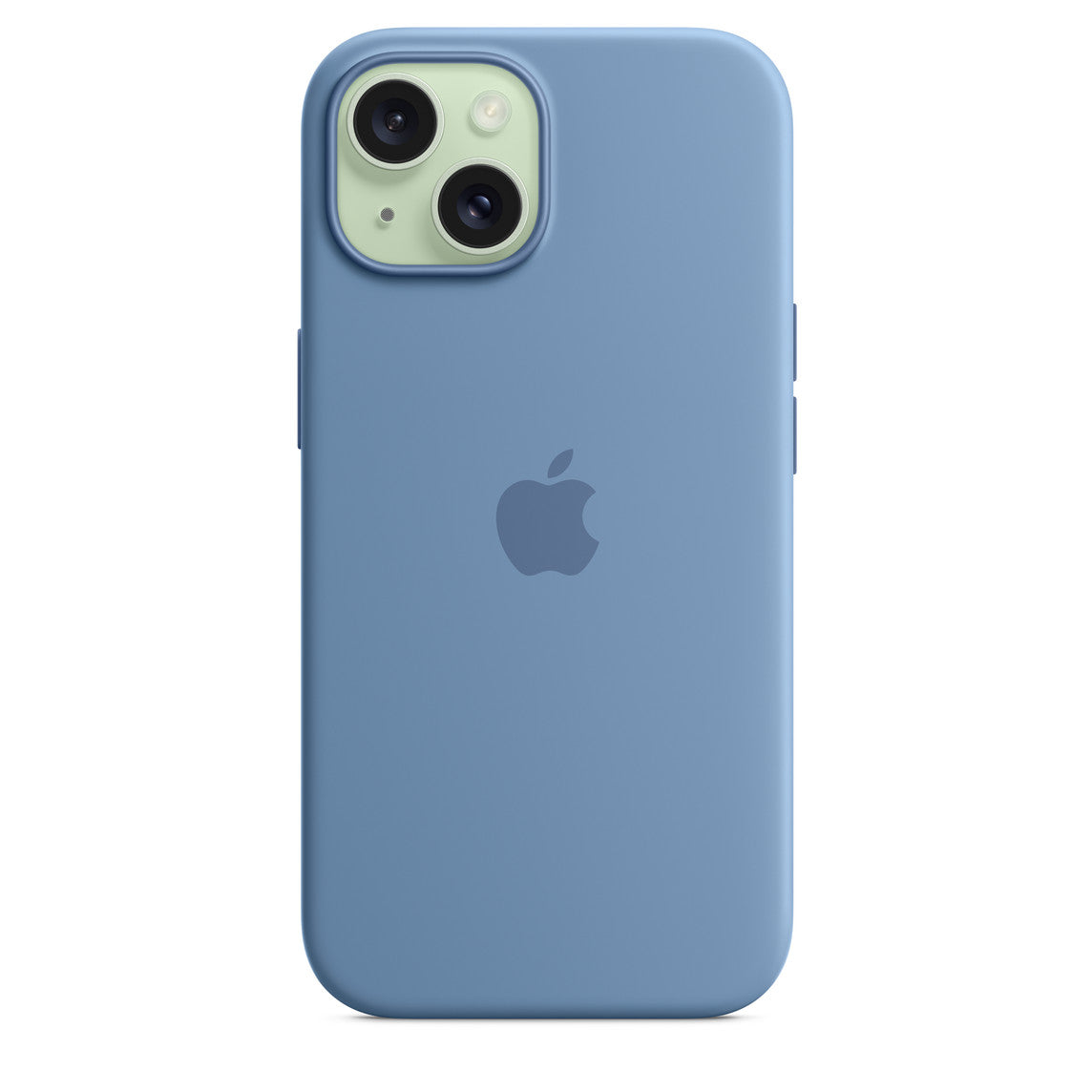 Coque en silicone avec MagSafe pour iPhone 15 Plus