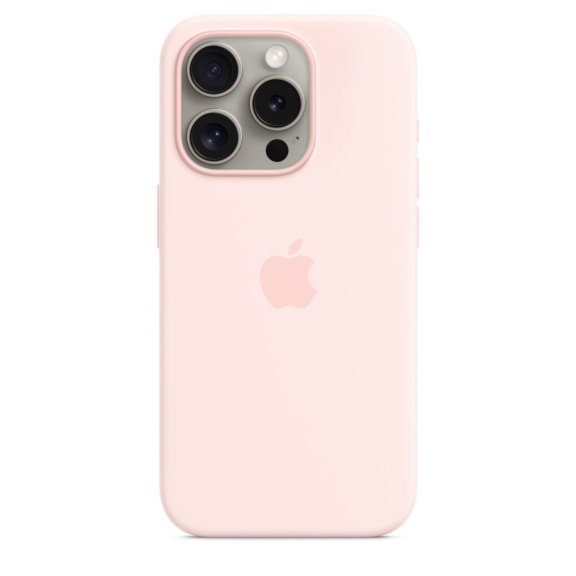 Coque en silicone avec MagSafe pour iPhone 15 Pro