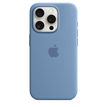 Coque en silicone avec MagSafe pour iPhone 15 Pro