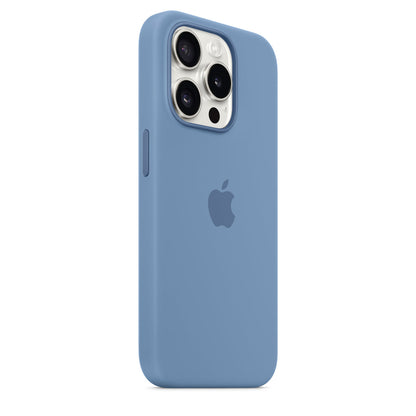 Coque en silicone avec MagSafe pour iPhone 15 Pro