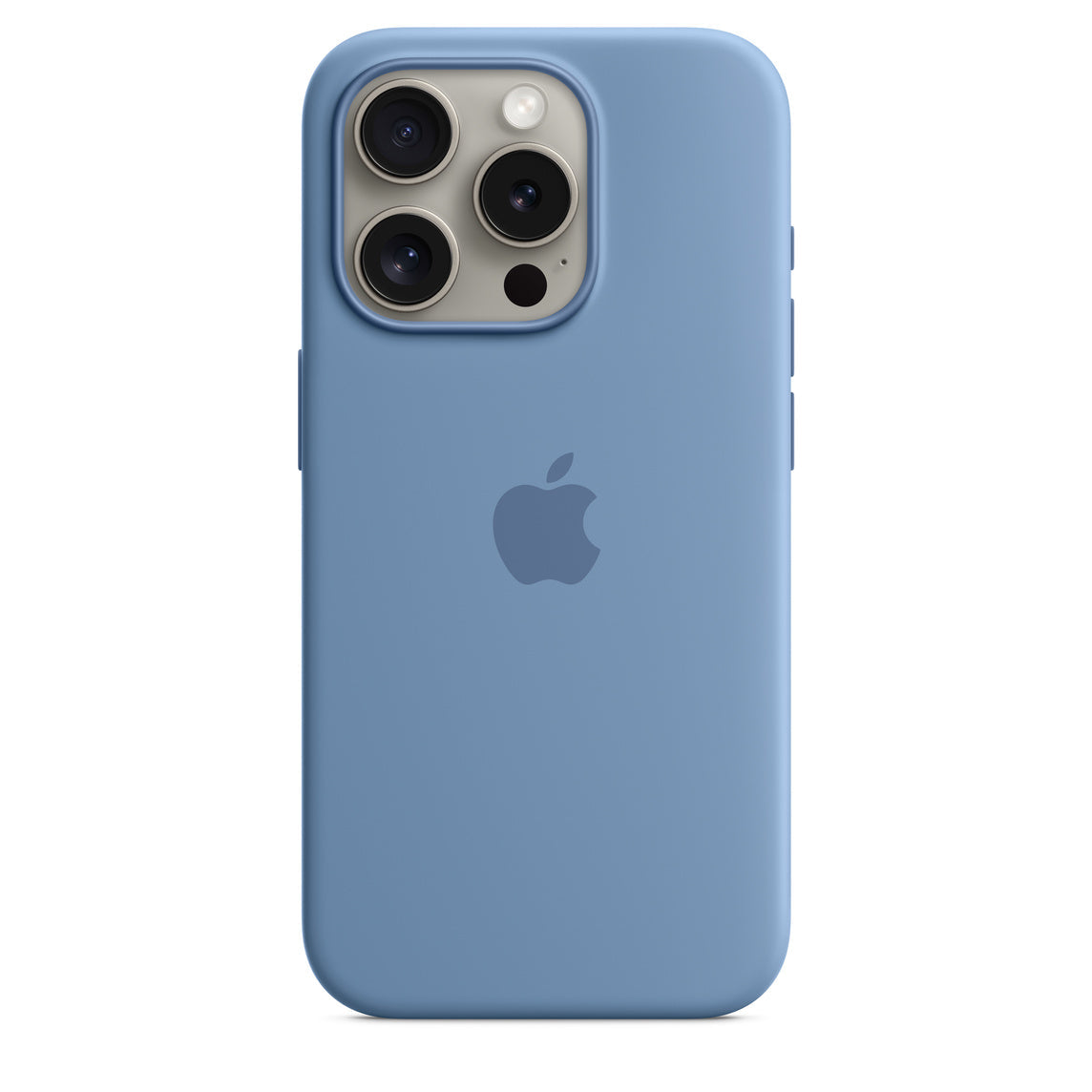 Coque en silicone avec MagSafe pour iPhone 15 Pro