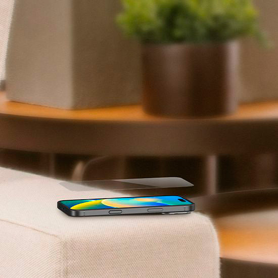 MW Verre de protection pour iPhone 17 (réf. MW-200288) - vue du verre trempé