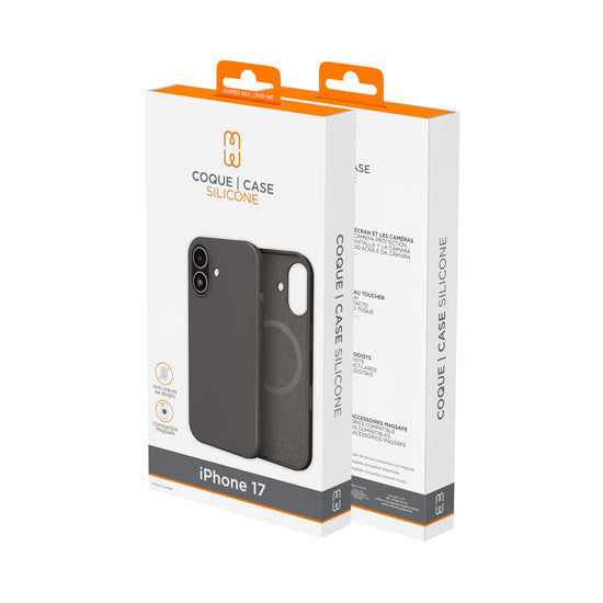 MW Coque Silicone MagSafe iPhone 17 Noir