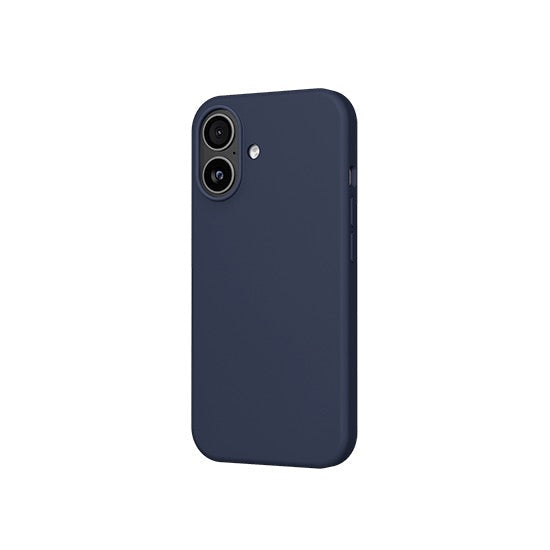 MW Coque Silicone MagSafe bleue pour iPhone 17 (réf. MW-500180) - vue de face