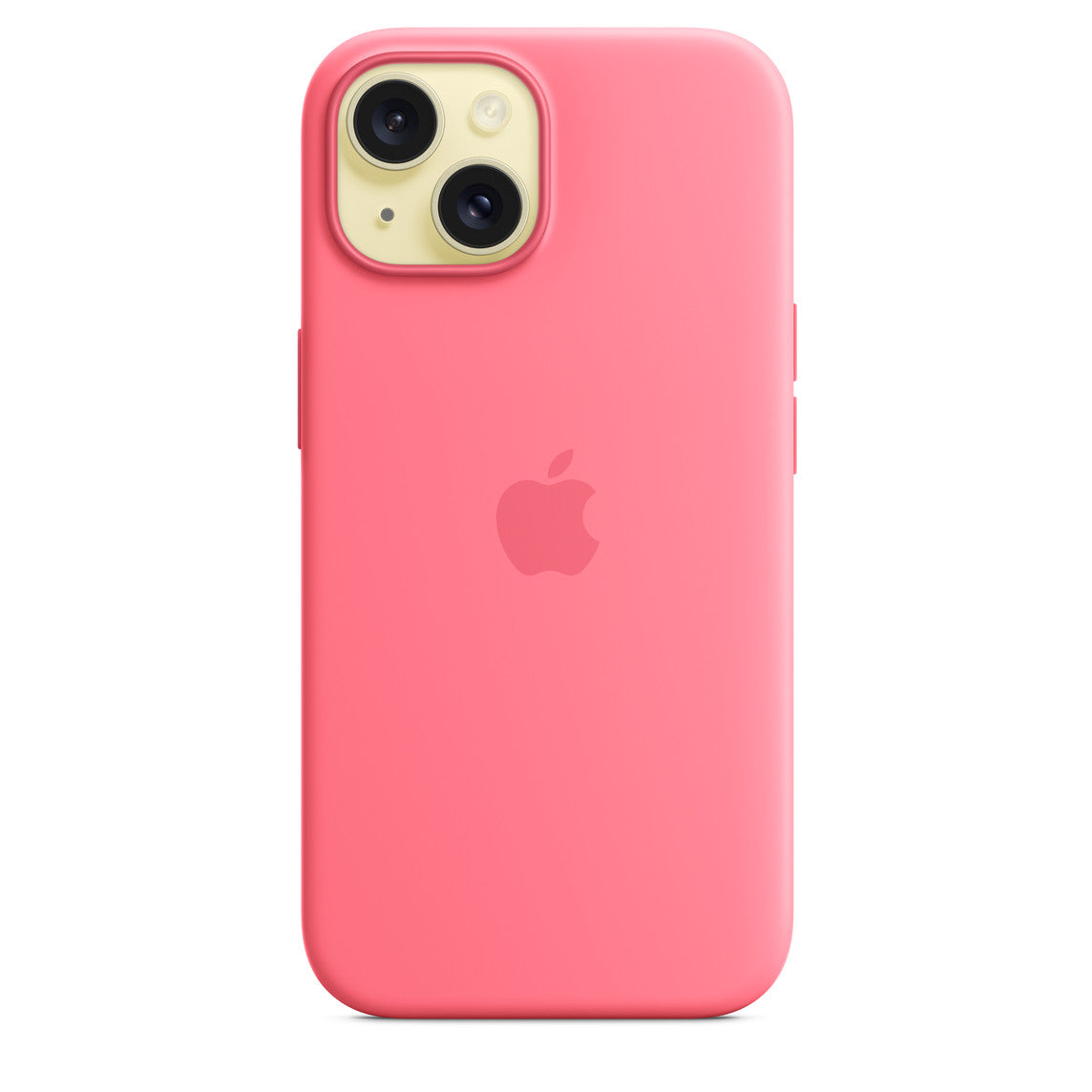 Coque en silicone avec MagSafe pour iPhone 15 Plus