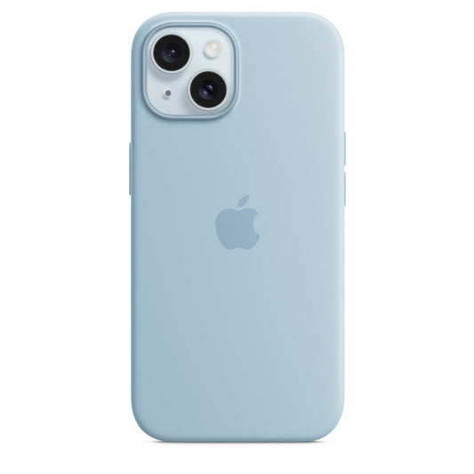 Coque en silicone avec MagSafe pour iPhone 15