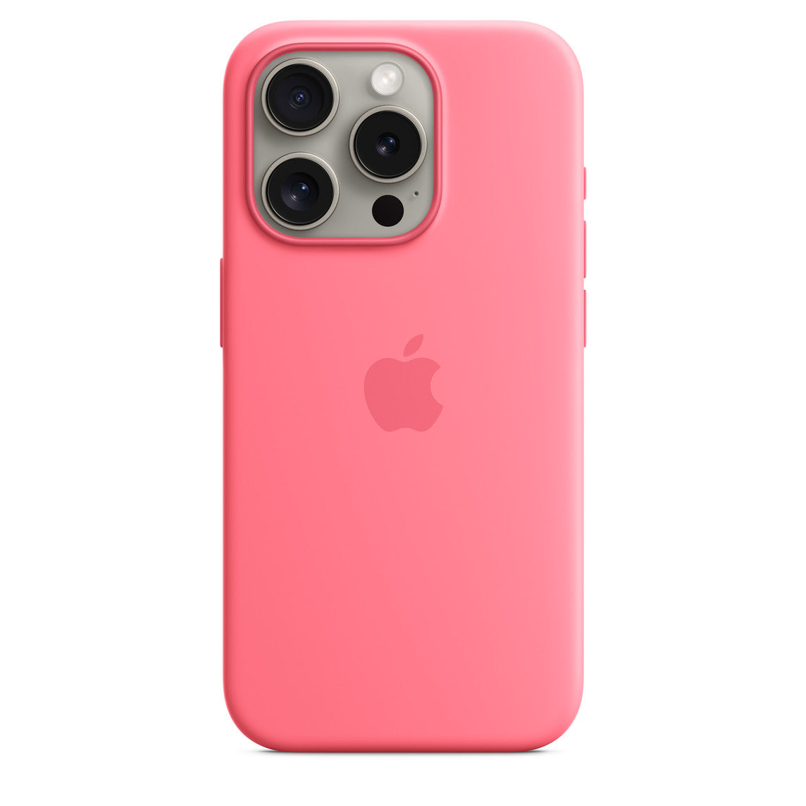 Coque en silicone avec MagSafe pour iPhone 15 Pro