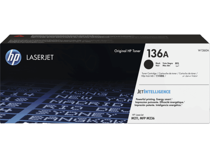 Toner noir authentique HP 136A (W1360A)