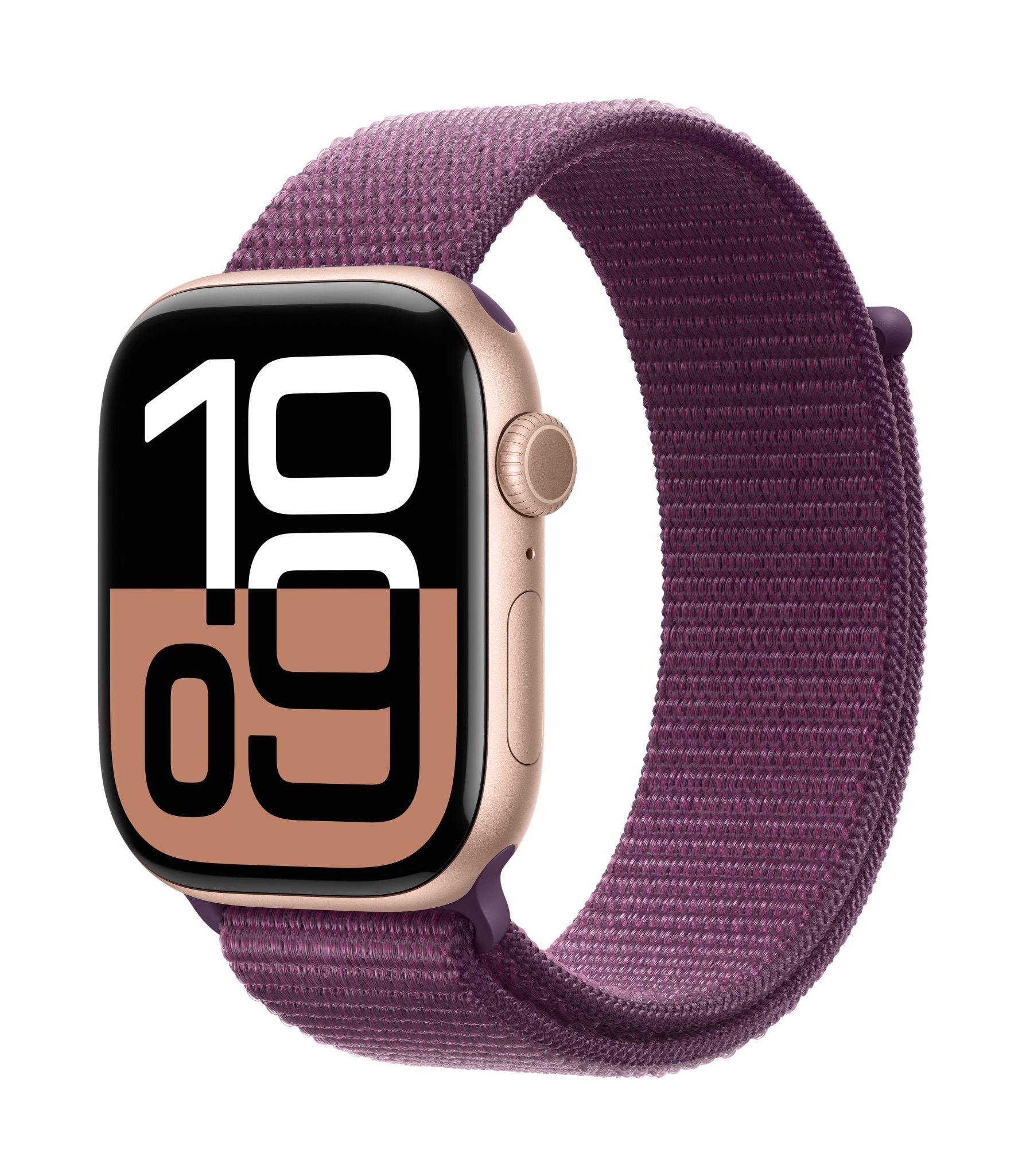 Apple Watch Series 10 GPS - MWWK3QF/A - 42 mm - Rose Or - Prune