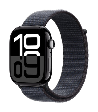 Apple Watch Series 10 GPS - MWWE3QF/A - 42 mm - Noir de Jais - Noir - S/M