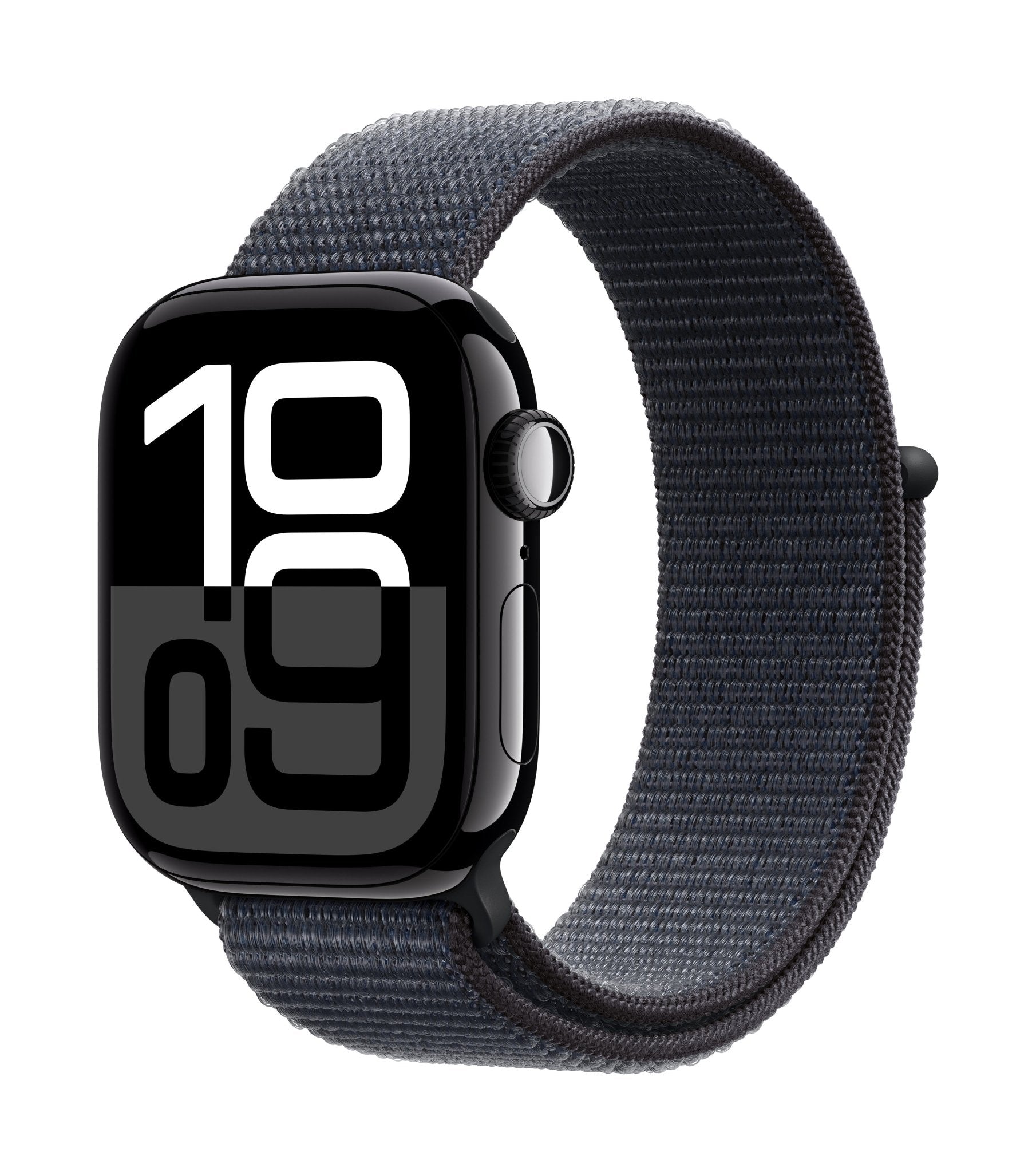 Apple Watch Series 10 GPS - MWWG3QF/A - 42 mm - Noir de Jais - Encre Violette