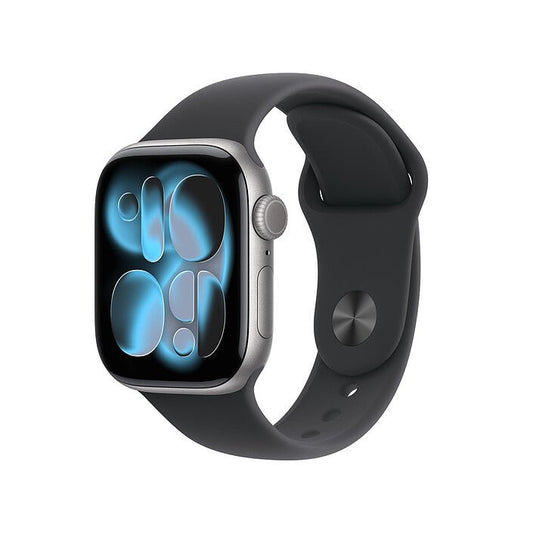 Apple Watch Series 11 GPS Boîtier Aluminium avec Bracelet Sport Noir - MEQW4AF/A - 42 mm - Gris sidéral - S/M
