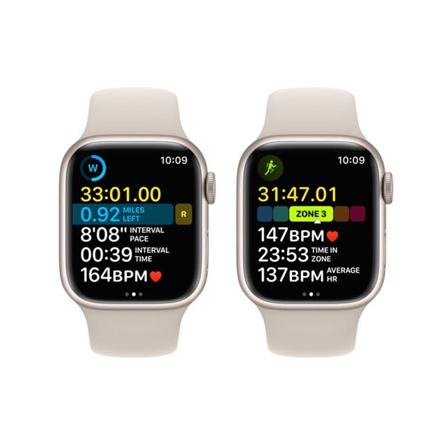 Apple Watch Series 8 GPS - MNP63NF/A - Lumière Stellaire - 41 mm - 