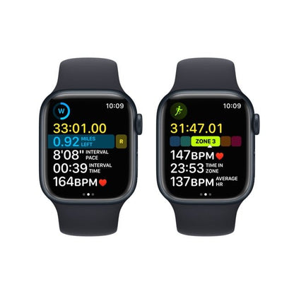 Apple Watch Series 8 GPS - MNP53NF/A - Minuit - 41 mm - 