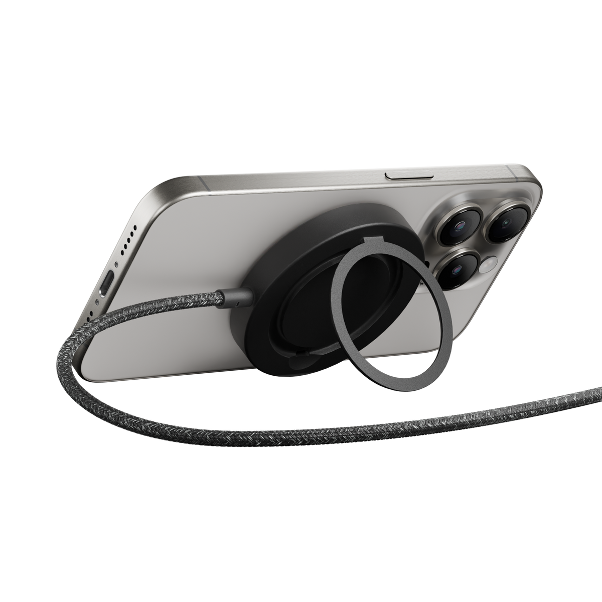 Native Union- SNAPSTAND Qi2 WIRELESS CHARGER BLK