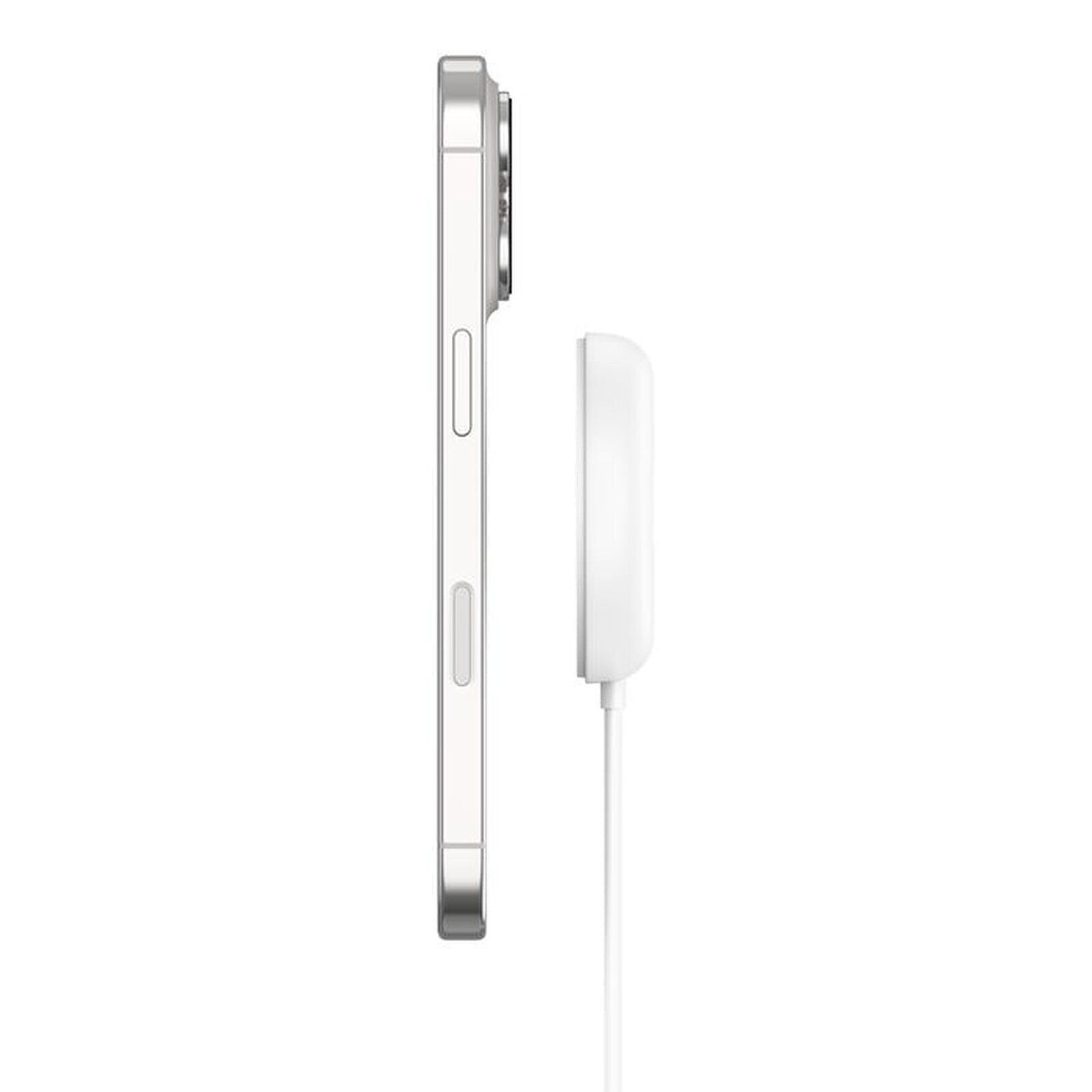 Belkin BoostCharge Pro Socle de recharge aimanté Qi2 avec Chargeur Secteur (Blanc) - WIA011KQWH - 